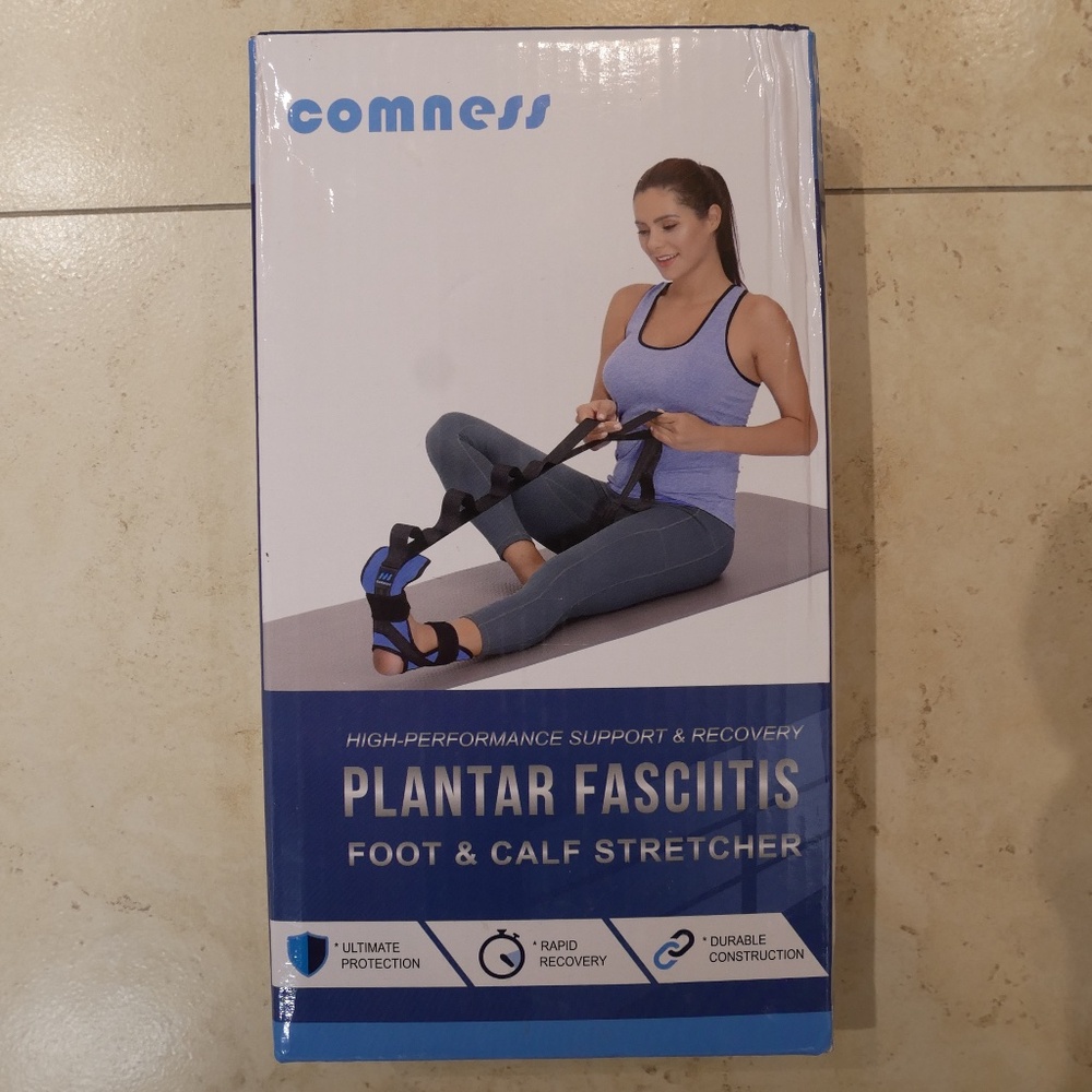 Comness Plantar Fasciitis Foot & Calf Stretcher NIB~